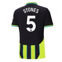 Camisa de time de futebol Manchester City John Stones #5 Replicas 2º Equipamento 2024-25 Manga Curta